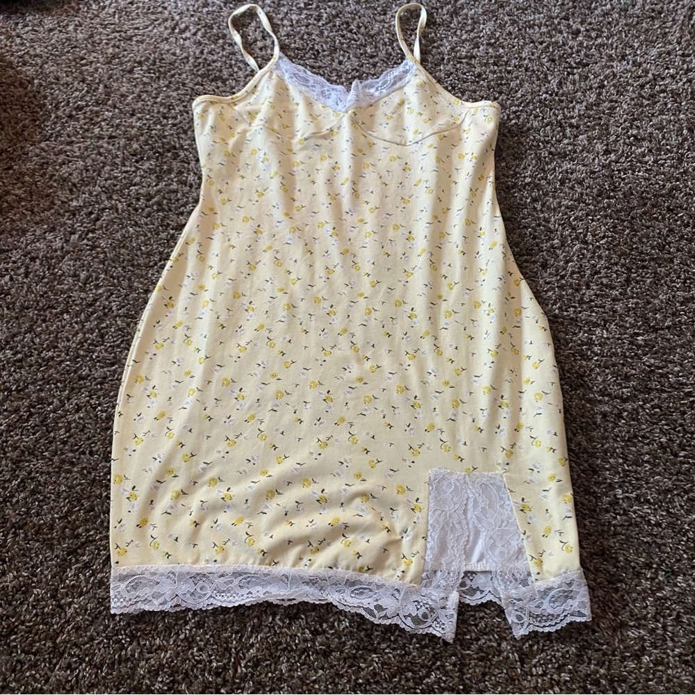 Yellow sun dress